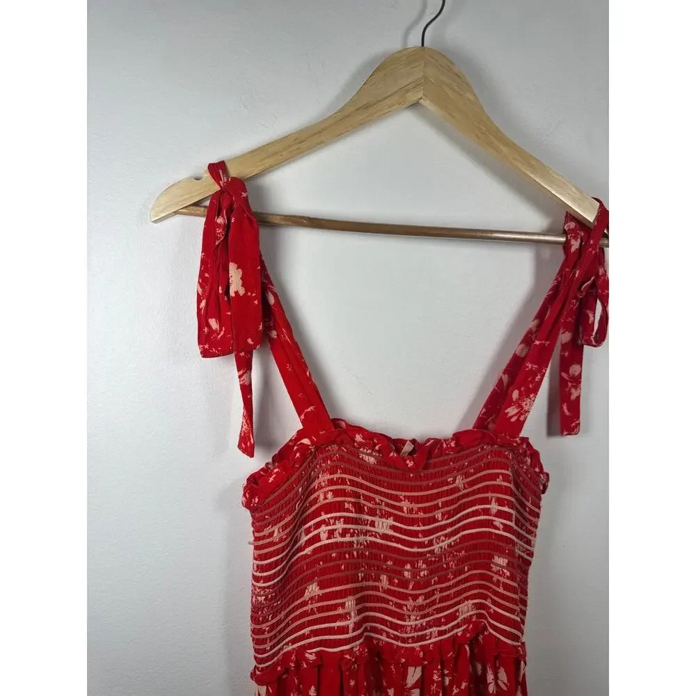 Free People Color My World Wide Leg Palazzo Pants Jumpsuit Boho - XS